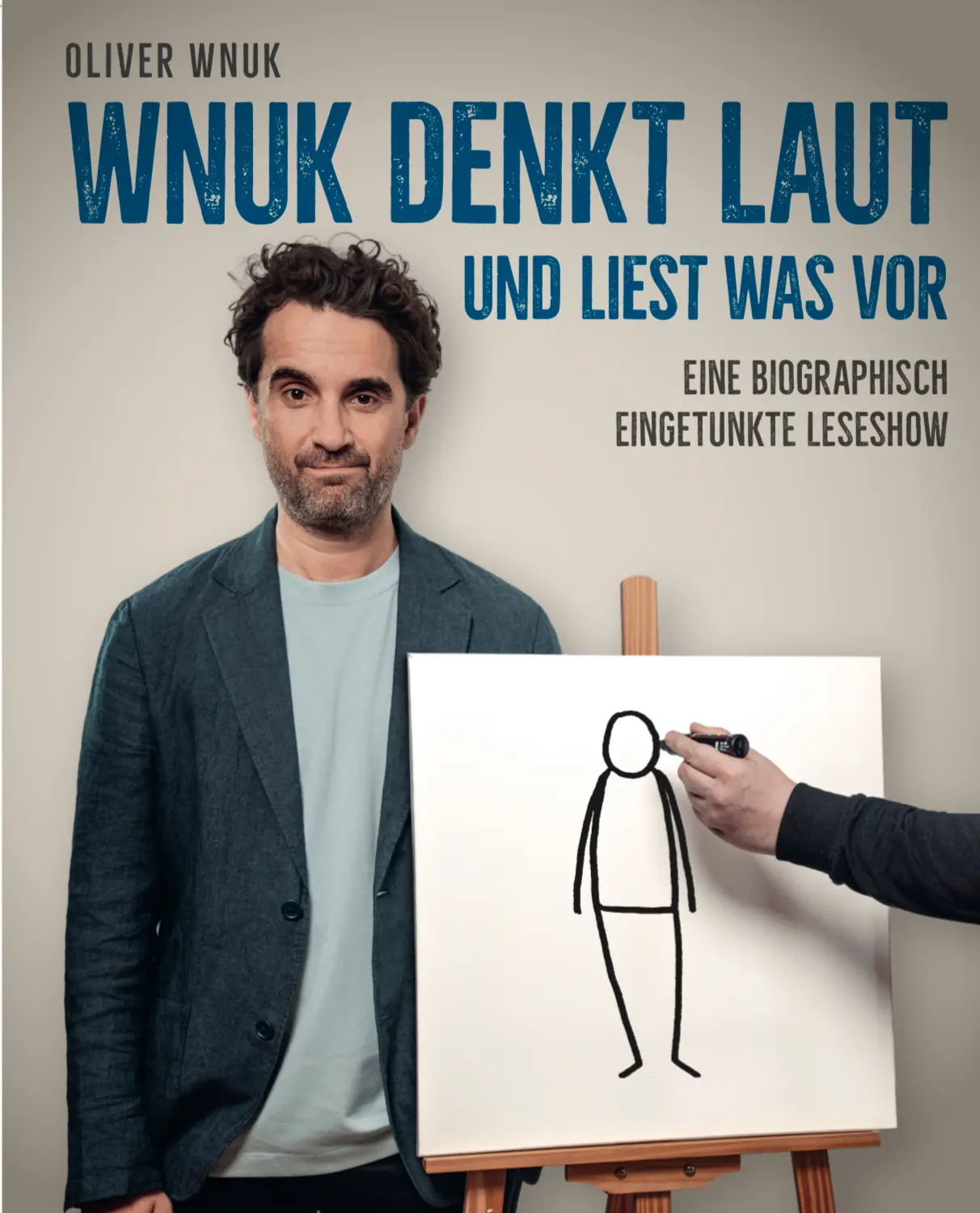 S H O W: "Wnuk denkt laut und liest was vor" aka "Besser wird's nicht" - die autobiographisch eingetunkte Leseshow